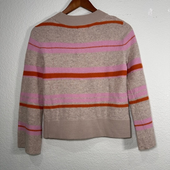 Maeve Anthropologie Penelope Striped Lambswool Sweater Women's Small - Picture 6 of 8